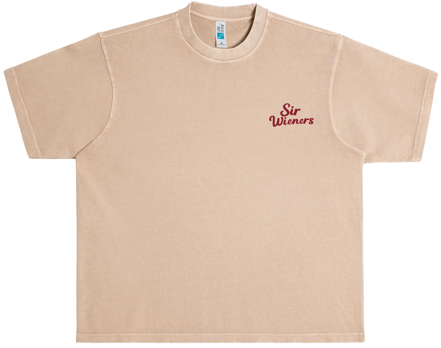 Sir Wieners Cowboy Tee Tan/Red Front
