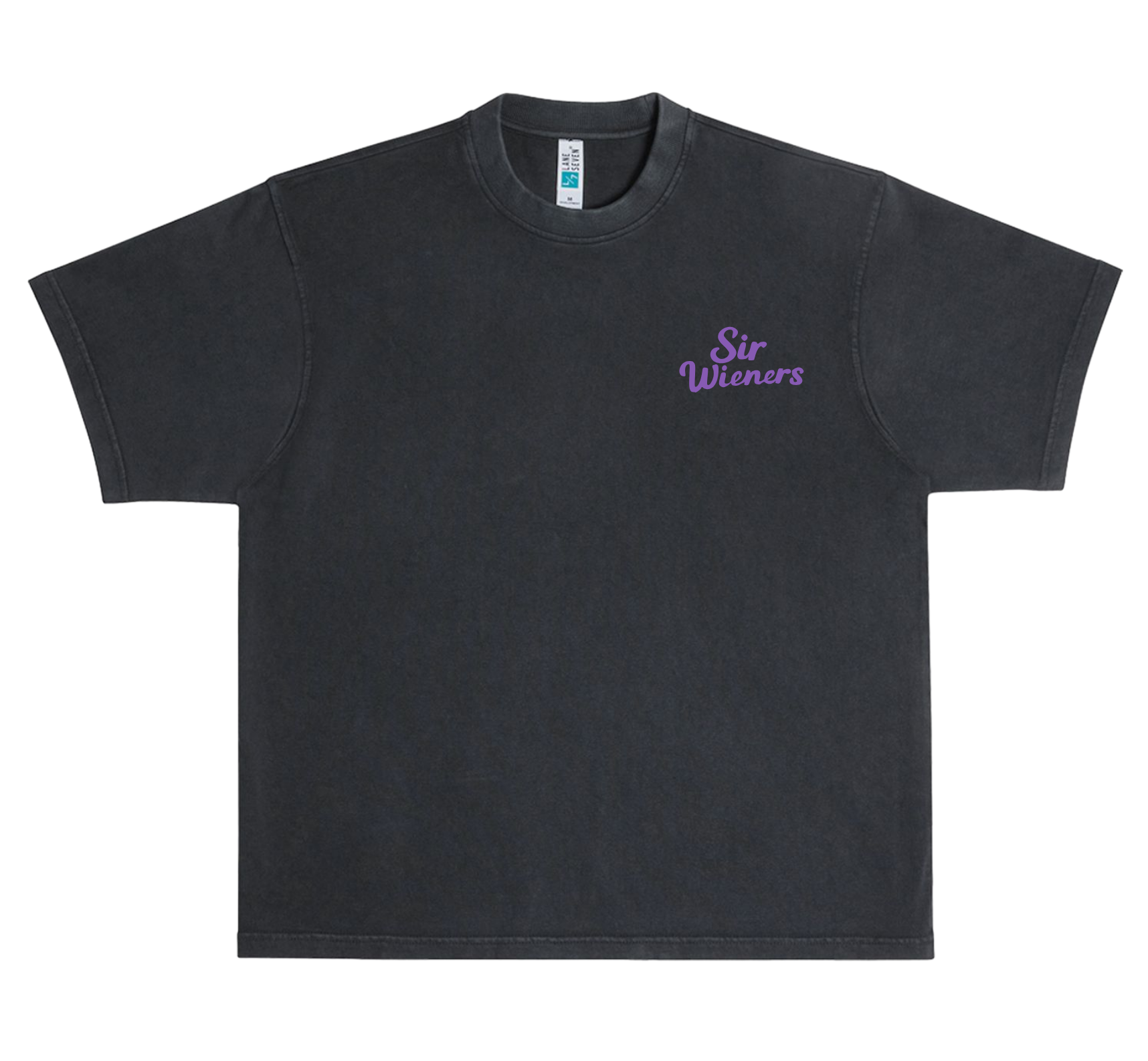 Sir Wieners Cowboy Tee Black/Purple Front