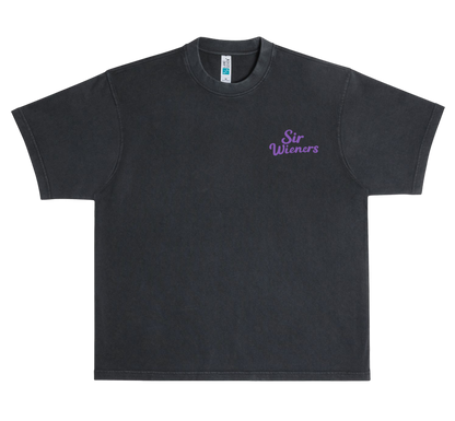 Sir Wieners Cowboy Tee Black/Purple Front